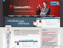 Tablet Screenshot of caseloadpro.com